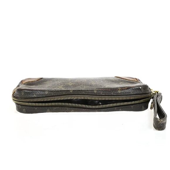 LOUIS VUITTON Marly Dragonne PM Clutch Hand Bag Monogram Leather - Picture 2 of 7